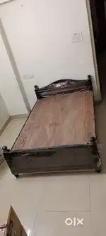 Bed cot double brand new in workshop godown hardwood direct factory 4f