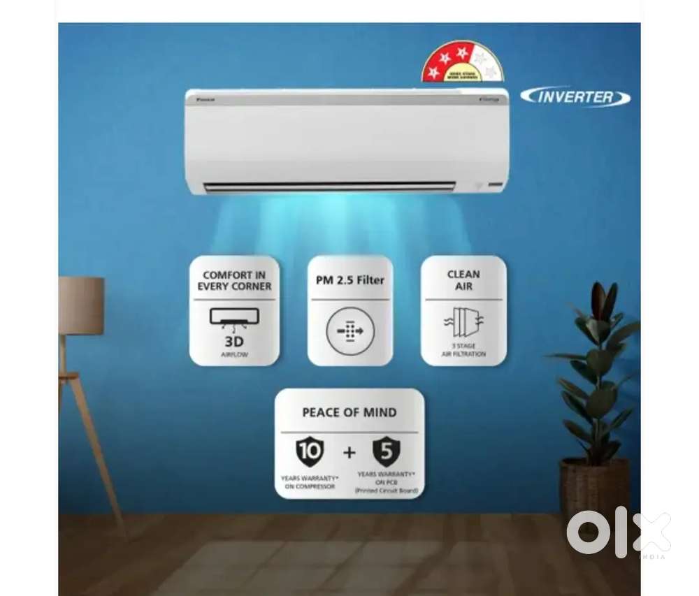 Daikin 1.5 ton inverter AC