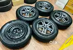 Thar roxx 18 inch alloy wheels and jk tyres available