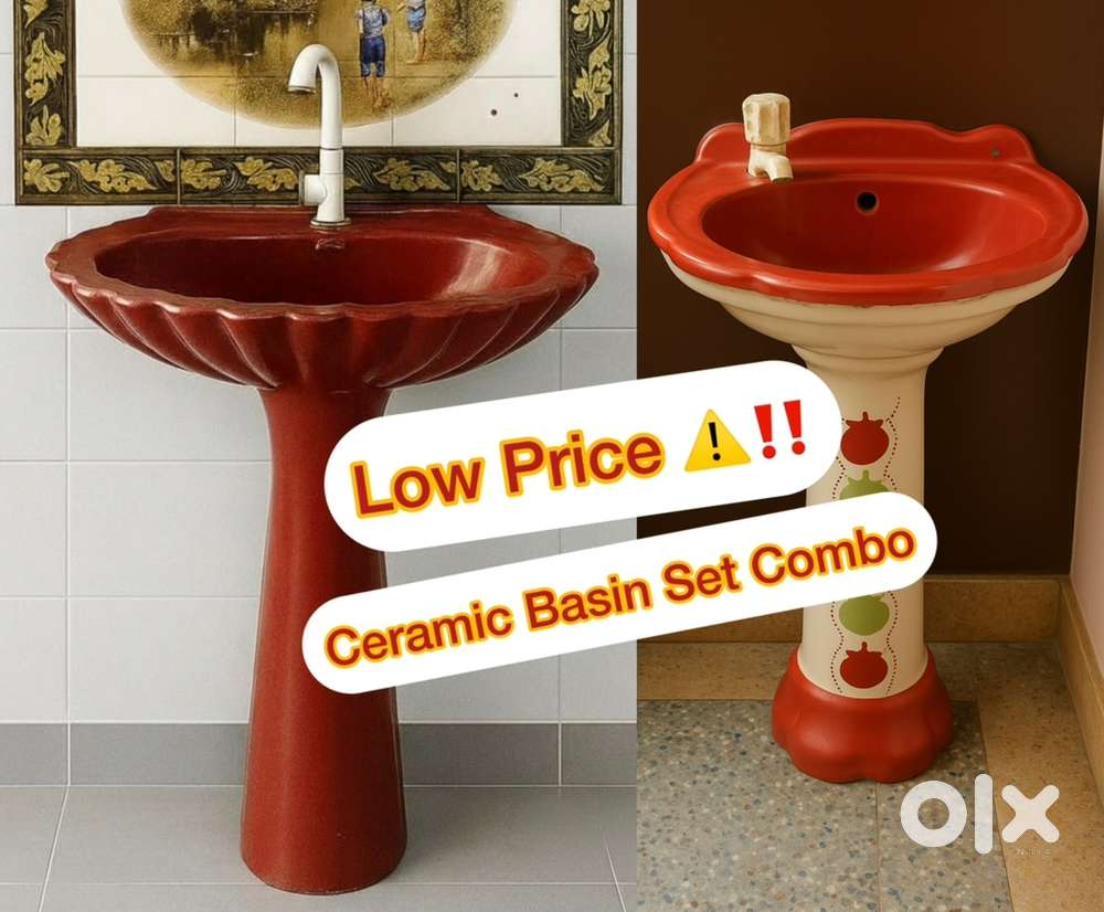 Unused air cooler + 2 ceramic basin set Combo