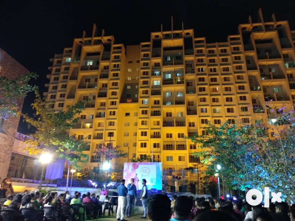Furnished 2 bhk rent Undri in top society Ganga Glitz with amenities