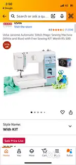 Usha janone stitch magic automatic seal pack