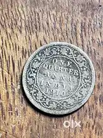 One Quarter Anna 1910 coin