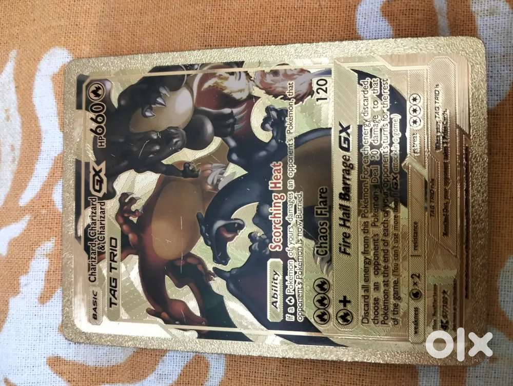 Pokemon gold card