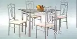 Grey colour Glass top  dinning table and pooja shelf