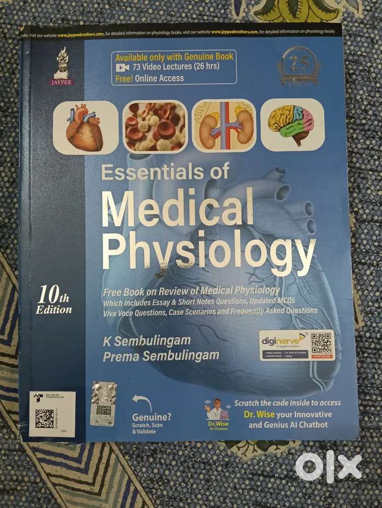 Medical Physiology by K sembulingam and Prema sembulingam 10th edition