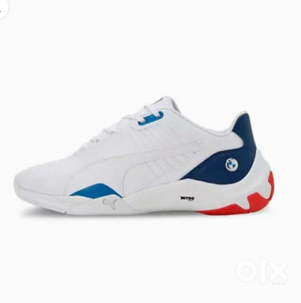 BMW white shoe