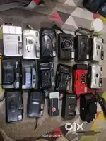 Antique & Vintage Lot of 16 reel cameras and sony music system