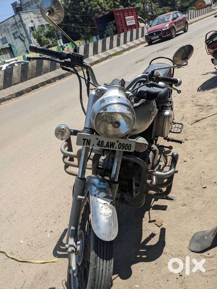 Bullet electra 350CC silver color