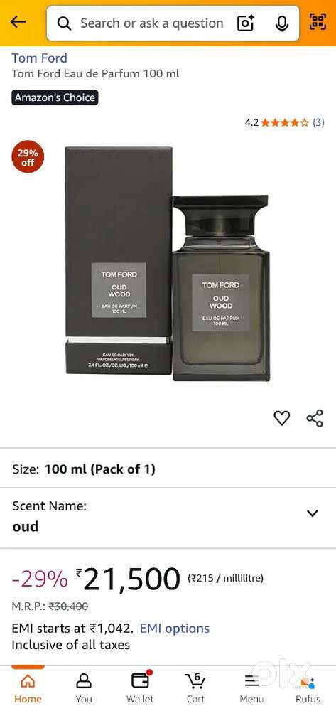 Tom Ford and Chanel 100% Original perfumes