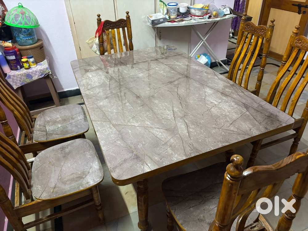 Teak wood Dining Table of 6 seater