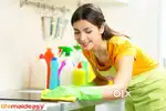 House maid with home nurse
