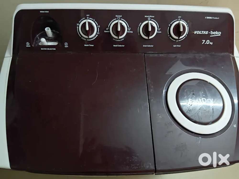 TataVoltasBeko 7kg Semiauto (warranty both washer and drier till 2027)