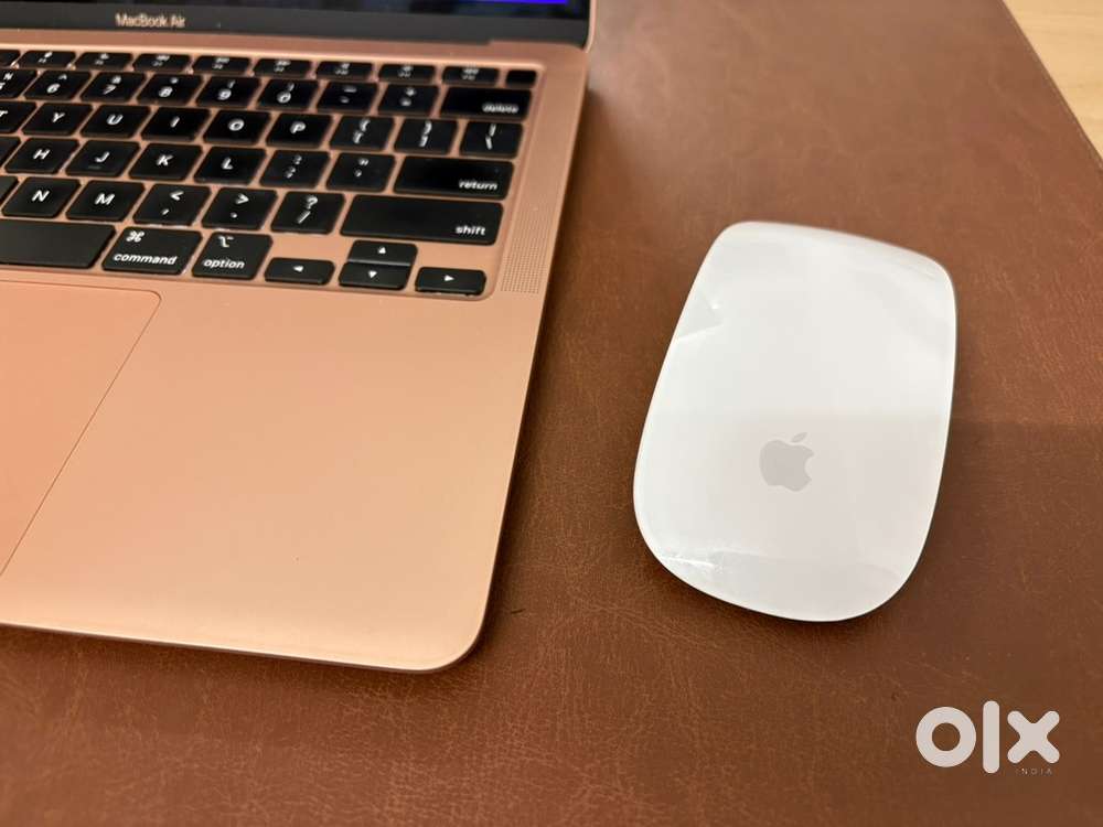 Mac M1 Rose Gold with Apple Magic Mouse
