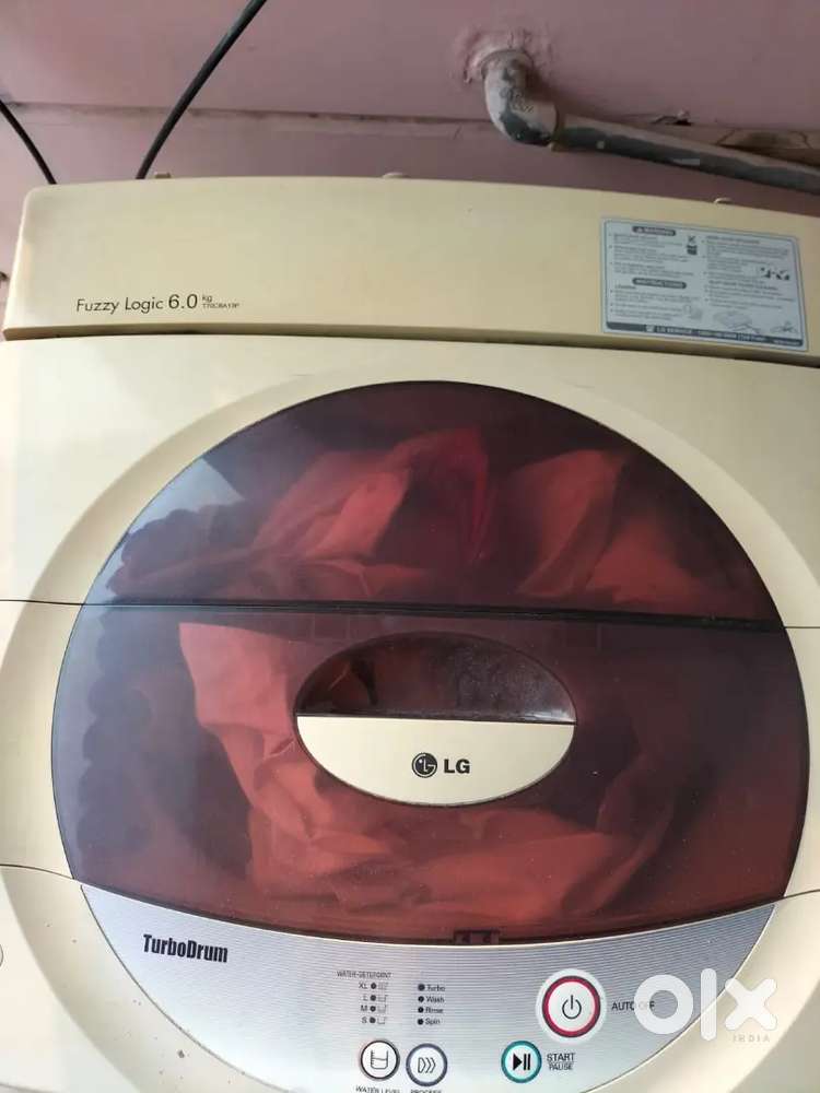 LG washing machine fully automatic top load 6.5 kg