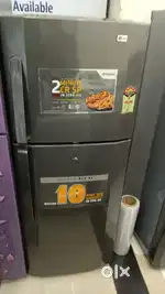 LG double door fridge good condition with warranty 1 year old
