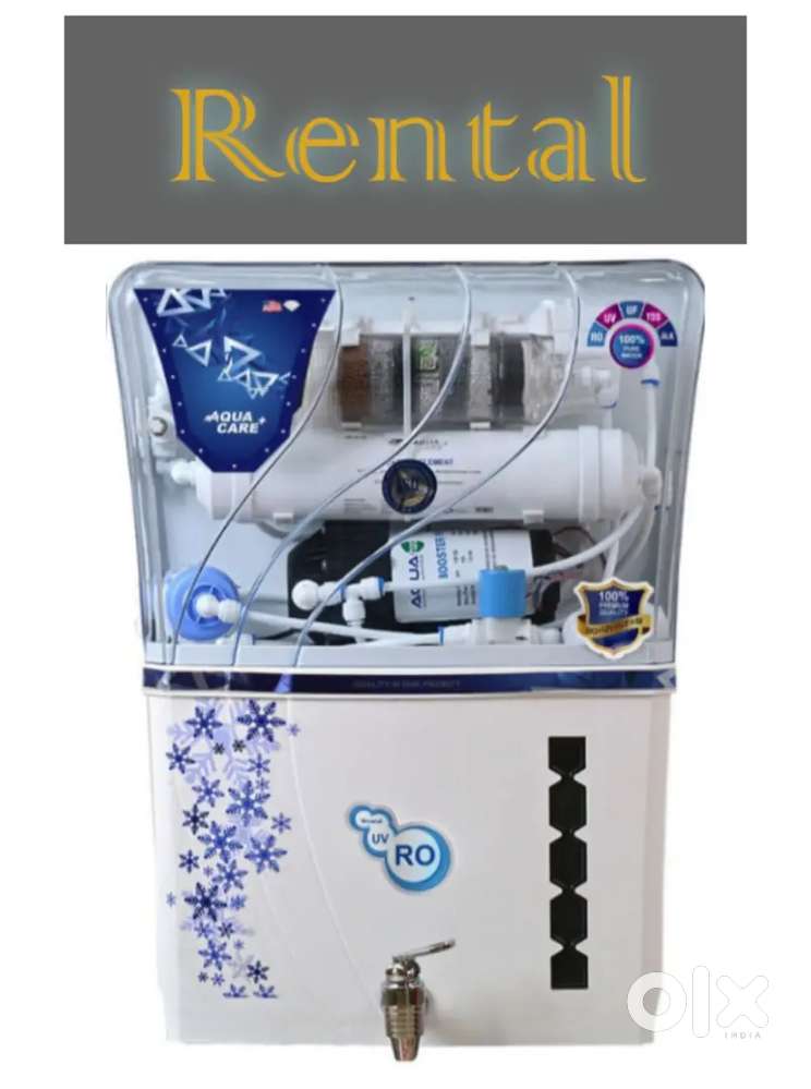 Water purifier available on rent