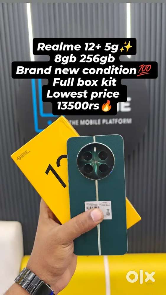 Price drop: realme 13+ 8gb 256gb brand new condition with full box kit