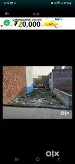 105 gaj plot in Bharat vihar mandawar road double side road plot