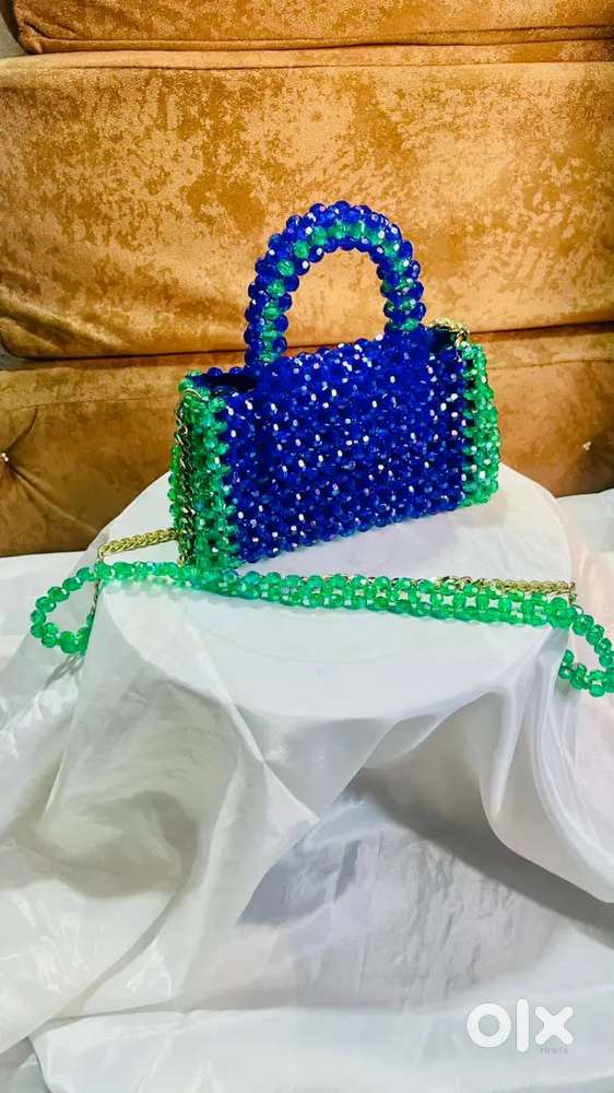 Crystal beaded Handbag -  Designer Piece