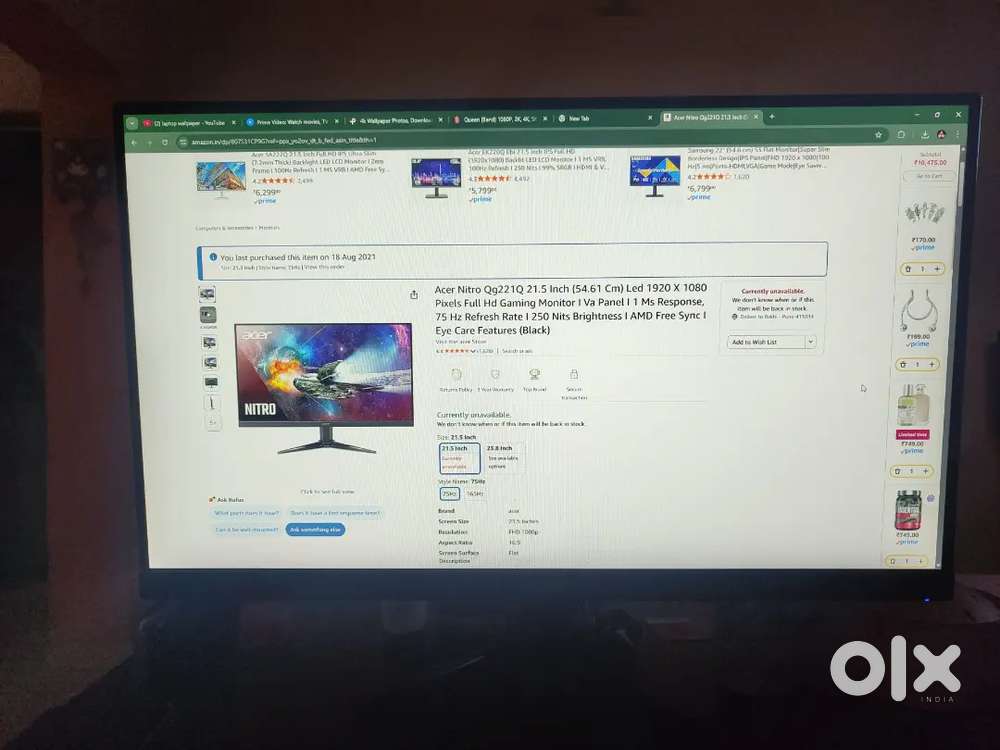 ACER NITRO MONITOR 1080p