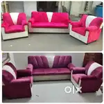 3 + 1 + 1 brand new sofa 32 density from silver wood