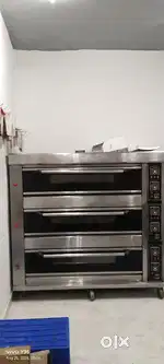 3 floor 9 tray(16*24) deck gas oven