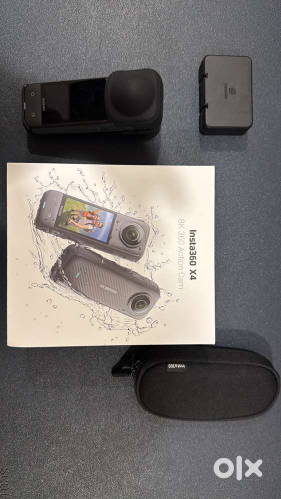 Insta 360 X4 Basic Bundle Kit (Action Camera + Extra Battery Bundle)