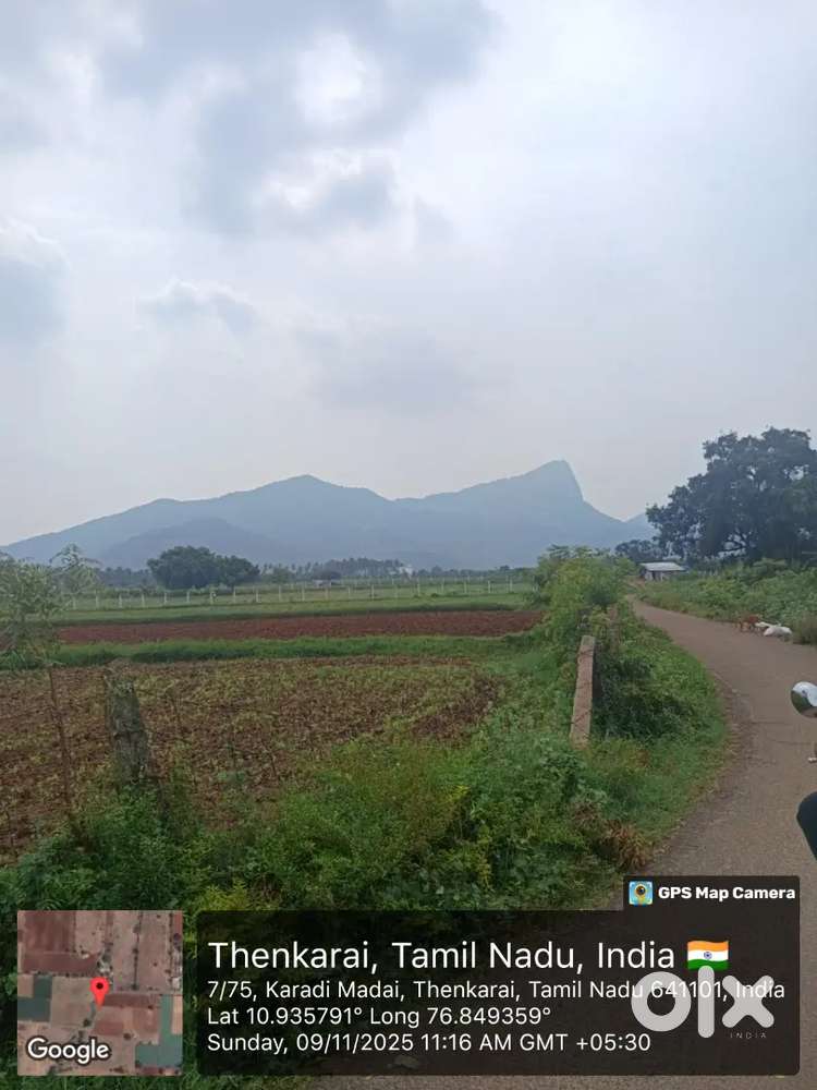 1.35 Acre North-Facing 
Prime 1.35-acre land with 450ft road face