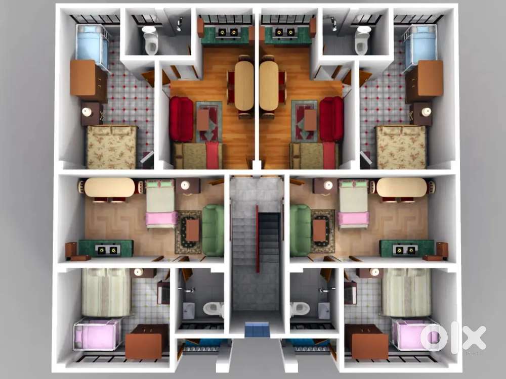 3 bhk flat