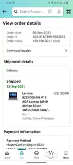 Lenovo laptop 15k