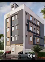 New building with 22 One RK flats available for rent from 1july