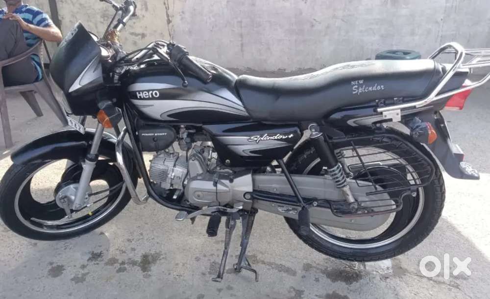 Hero Splender Plus + Heavy Back Tyre