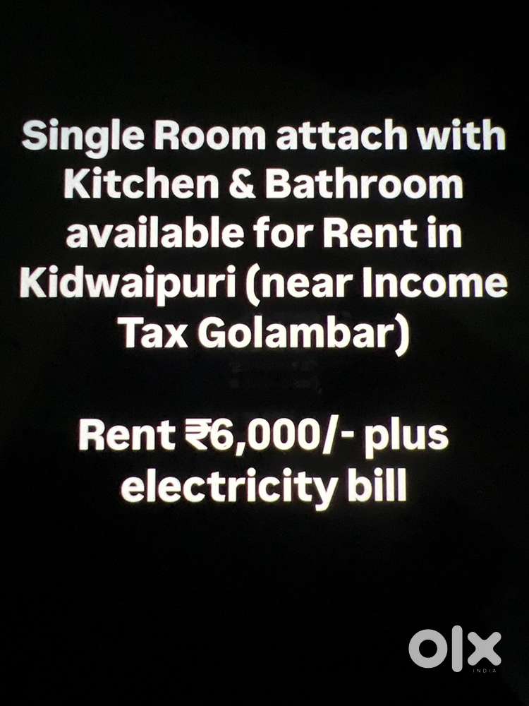 Single Room for Rent 6,000/- Kidwaipuri