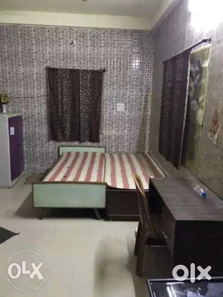 1RK Semi furnished room for rent at prime location in indore