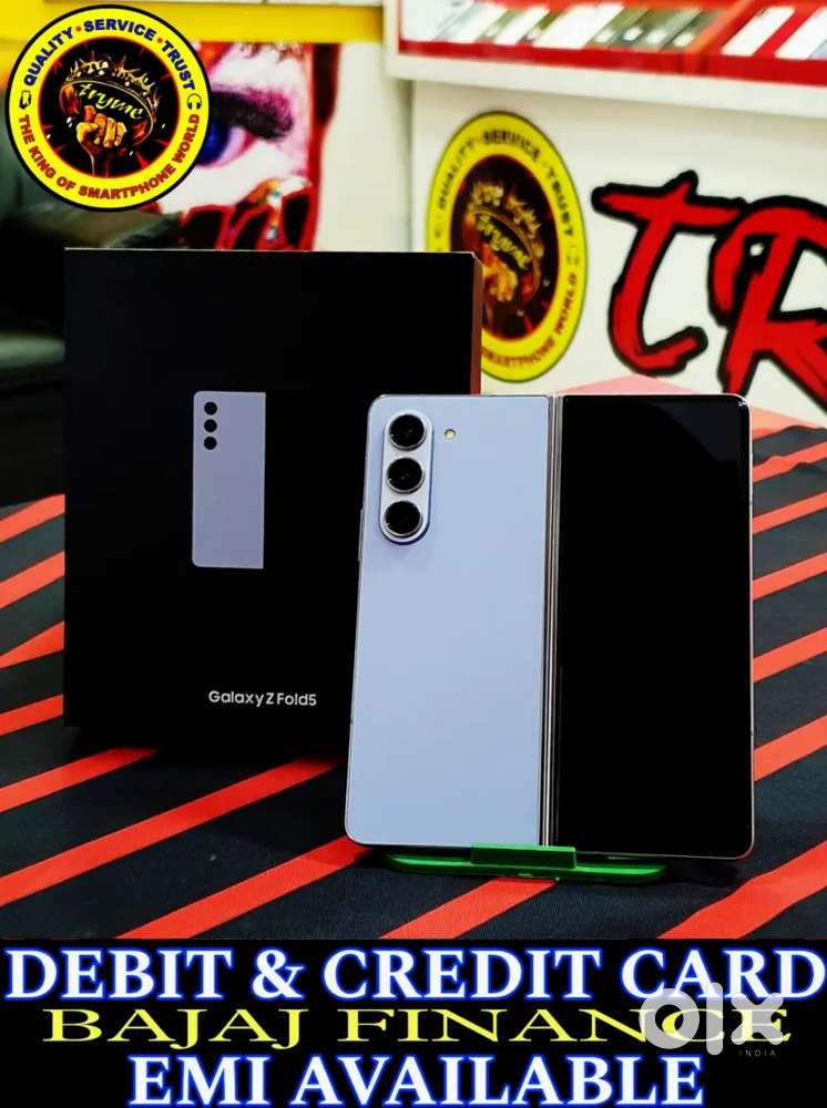 TRYME 512GB SAMSUNG Z FOLD 5 fUll Kit box FRESH CONDITION