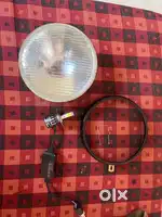 New yezdi Rx series 7 inch hella headlight doom comes with LED light