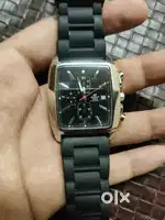 Casio Edifice Chronograph Black Dial Original Watch .