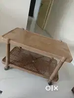 Sturdy Plastic Tipoi/Table and 3 Chairs in Good Condition for Sale