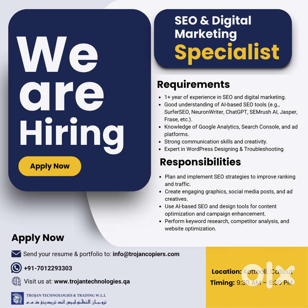 SEO& DIGITAL MARKETING EXECUTIVE