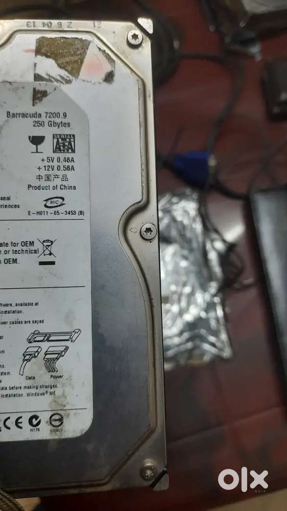 250 GB DESKTOP SATA HDD FoR SALE