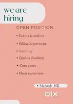 We are hiring for freshers and experienced