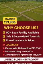 JDA+RERA Approved plots in gatted township