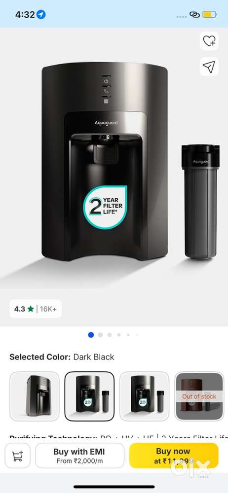 Aquaguard Water Purifier – Brand New Seal Pack – Urgent Sale