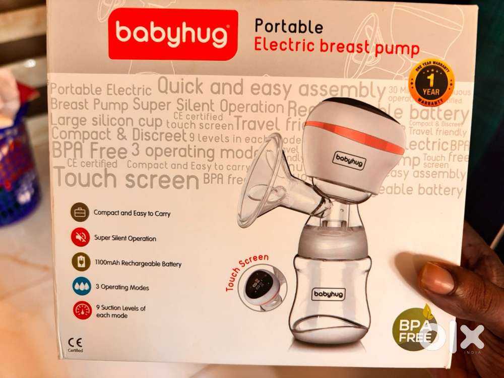 Electronic breast pump