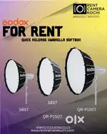 GODOX S65T/S85T/QR-P120/QR-150 soft box Available For Rent