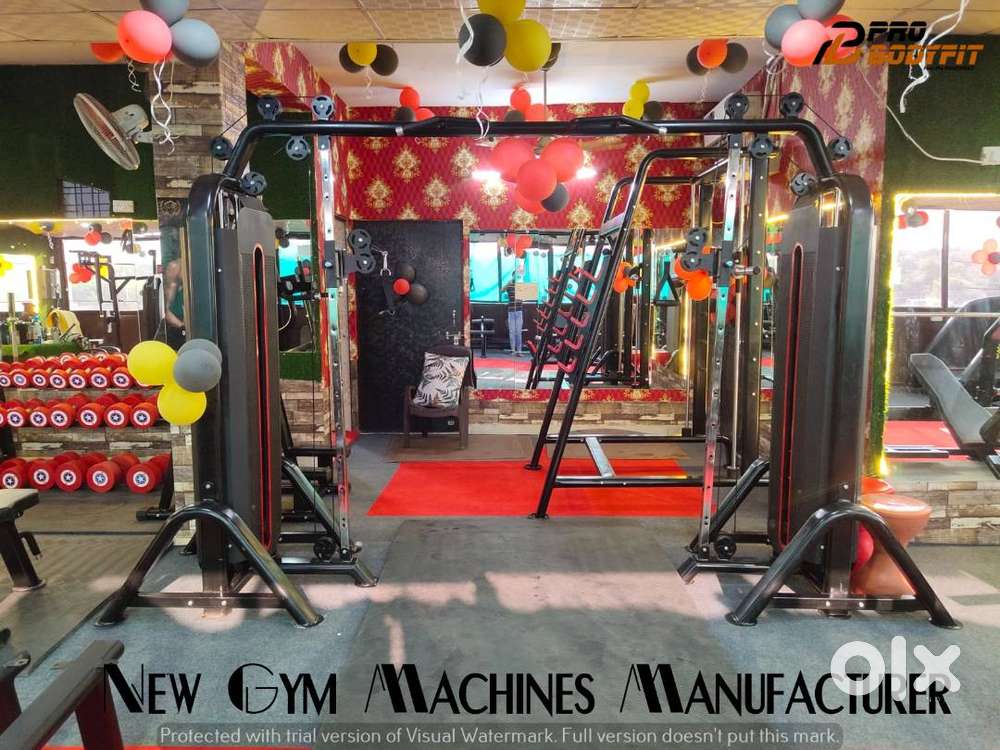 Gym equipments  Gym machine  New gym set  Full gym setup  Old gym