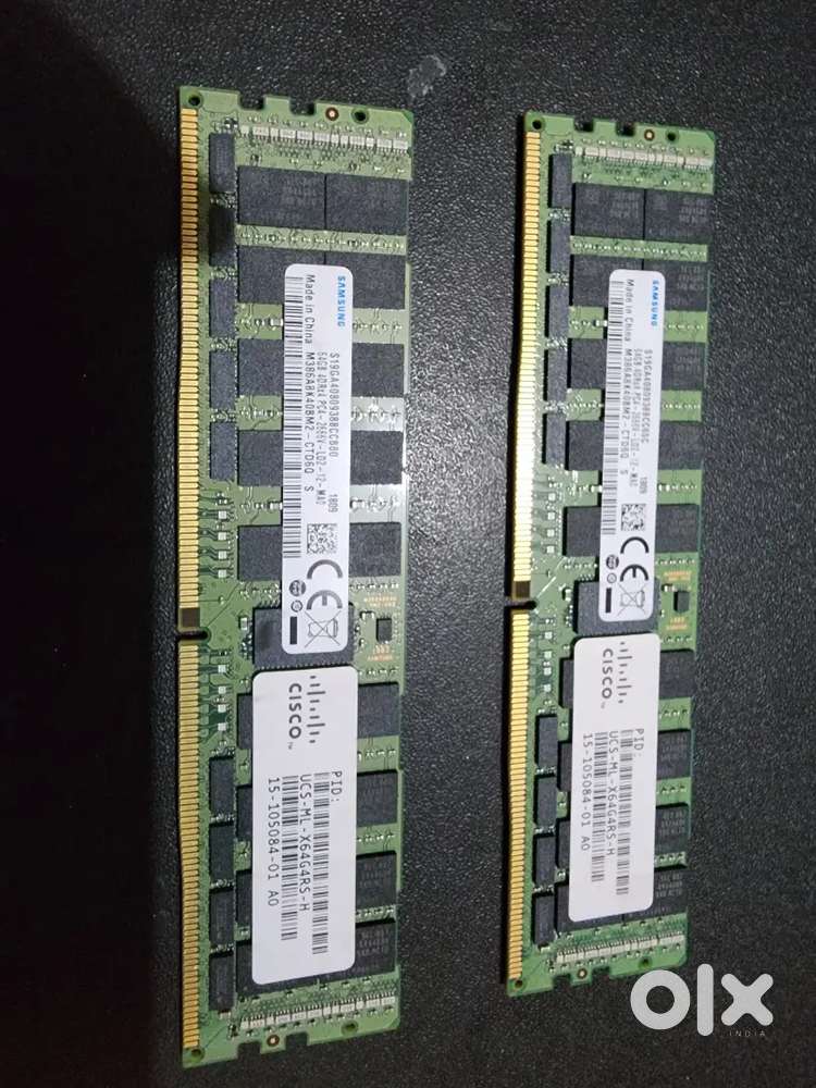 64 gb ram ddr4 ecc work in sever, workstation 2400t limited quantity