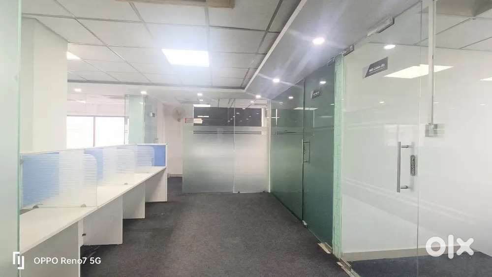 6 Cabins 10 Workstations Unfurnished Office Space for Rent