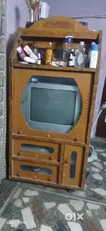 TV with cabinet